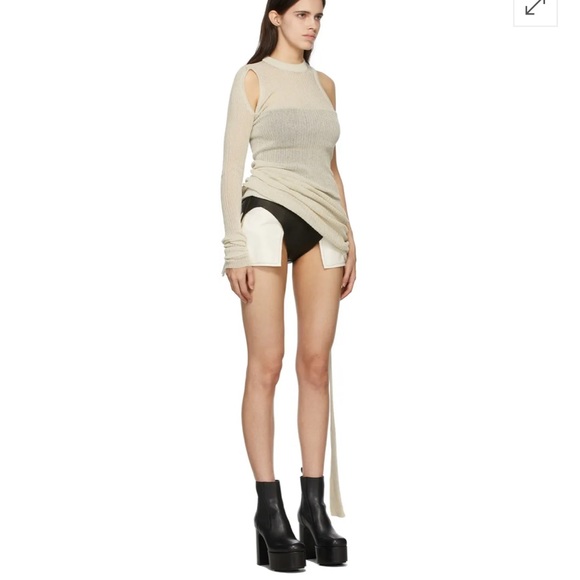 Rick Owens Membrane Banana Sweater in “Oyster” - Picture 5 of 16